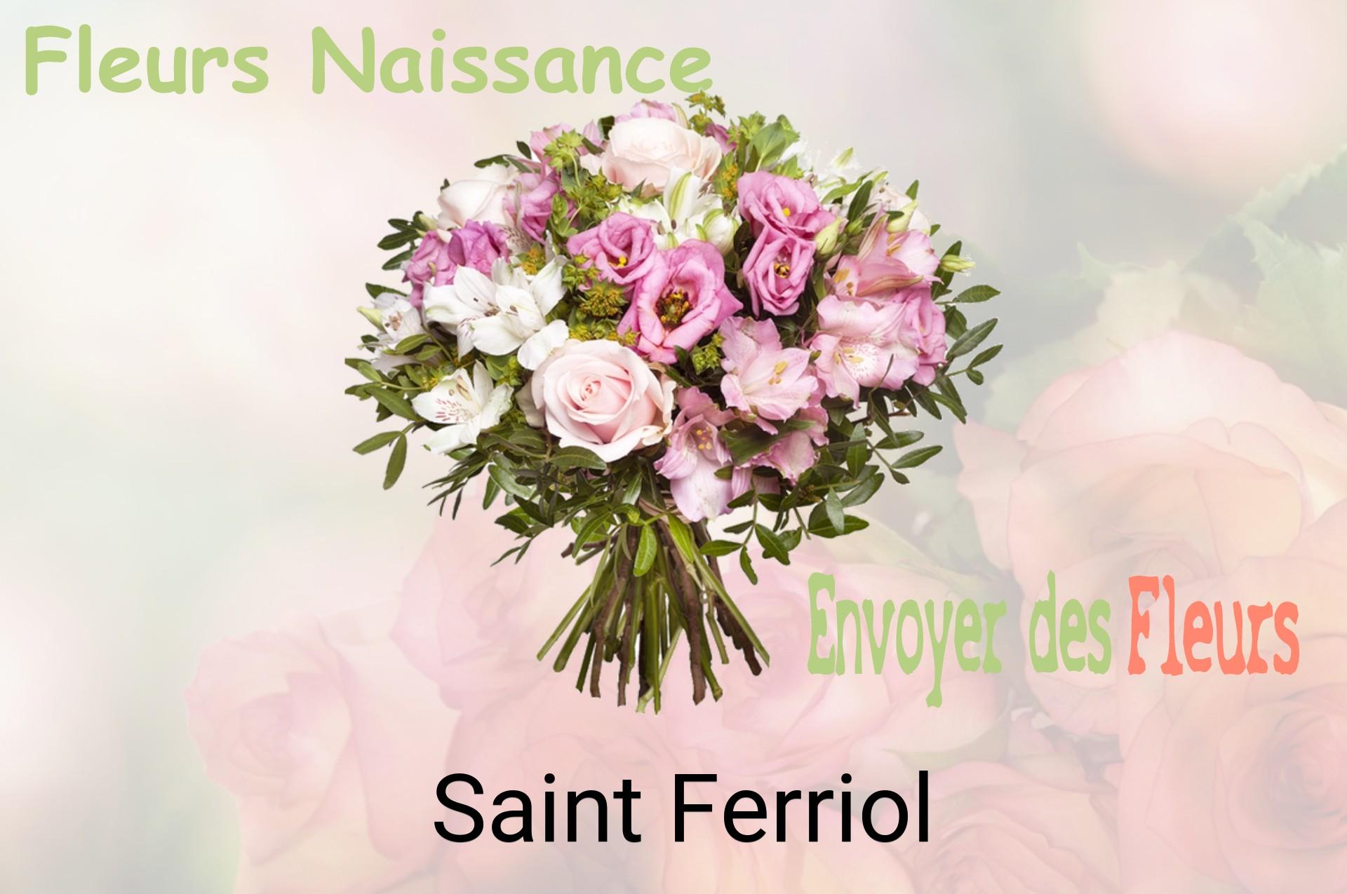 Bouquet de fleurs de naissance livré à Saint-Ferriol